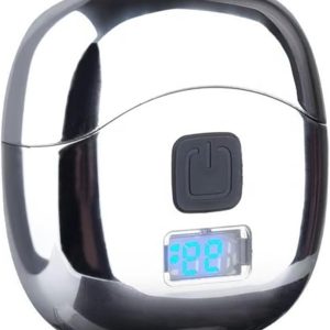 Electric Shaver Men Mini Size, Compact Electric Razor with Type-C Fast Charge, Double Mesh Blade, Washable Head, LED Power Display, Portable for Travel