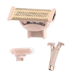 2 Pack Body Razor Replacement Heads for   and   Replacement Blades for Women,Rose Gold