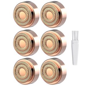 Generation 2 Replacement Heads for   Hair Removal Tool for Women, Double Ring Blades for Gen 2 Device Old , 6 Count
